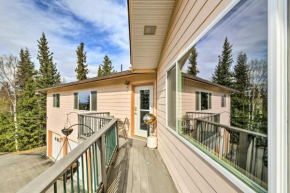 Hillside Anchorage Home by Hiking and Biking Trails!